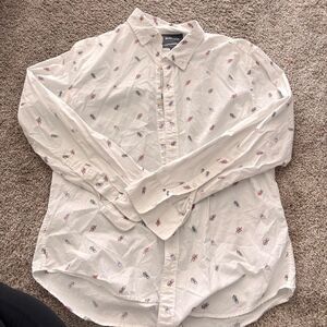 Bonobos Men’s Button Down Summer Print Slim size M